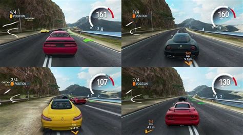 Any ps4 racing games with 2 to 4 player offline splitscreen.